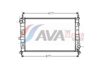 Radiator, engine cooling FDA2165 Ava Quality Cooling