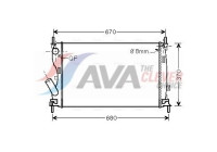 Radiator, engine cooling FDA2408 Ava Quality Cooling