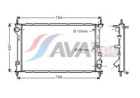 Radiator, engine cooling FDA2411 Ava Quality Cooling