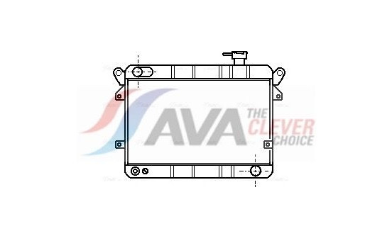 Radiator, engine cooling FT2017 Ava Quality Cooling