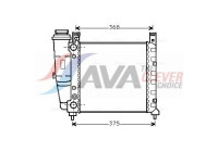 Radiator, engine cooling FT2038 Ava Quality Cooling