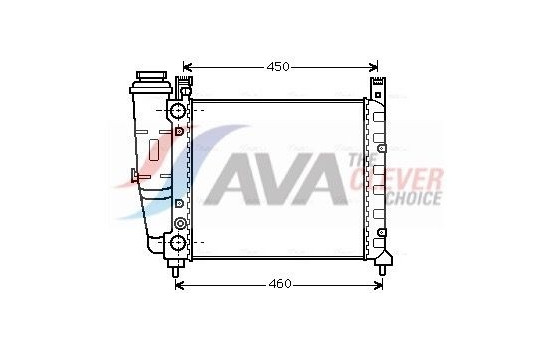 Radiator, engine cooling FT2039 Ava Quality Cooling