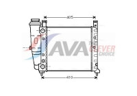 Radiator, engine cooling FT2077 Ava Quality Cooling