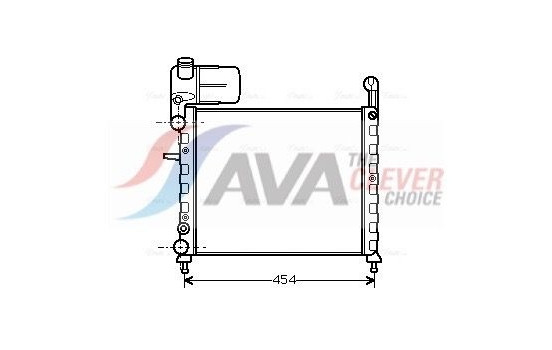 Radiator, engine cooling FT2100 Ava Quality Cooling