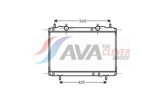 Radiator, engine cooling FT2167 Ava Quality Cooling