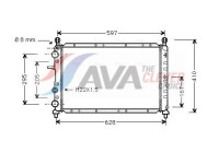 Radiator, engine cooling FTA2096 Ava Quality Cooling