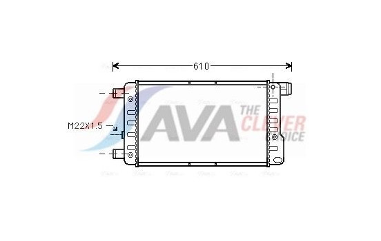 Radiator, engine cooling FTA2115 Ava Quality Cooling