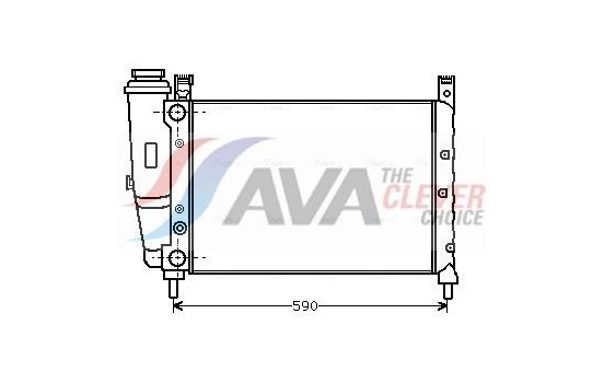 Radiator, engine cooling FTA2122 Ava Quality Cooling