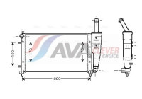 Radiator, engine cooling FTA2290 Ava Quality Cooling