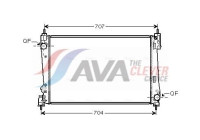 Radiator, engine cooling FTA2454 Ava Quality Cooling