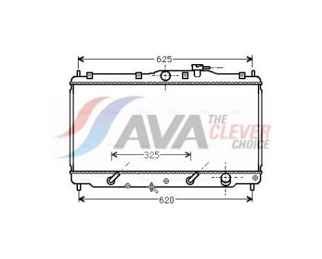 Radiator, engine cooling HD2017 Ava Quality Cooling
