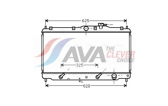 Radiator, engine cooling HD2017 Ava Quality Cooling
