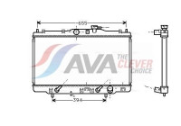 Radiator, engine cooling HD2102 Ava Quality Cooling