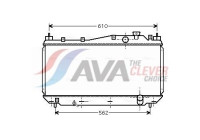 Radiator, engine cooling HD2113 Ava Quality Cooling