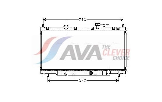 Radiator, engine cooling HD2162 Ava Quality Cooling