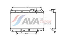 Radiator, engine cooling HD2175 Ava Quality Cooling