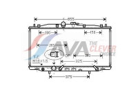 Radiator, engine cooling HD2179 Ava Quality Cooling