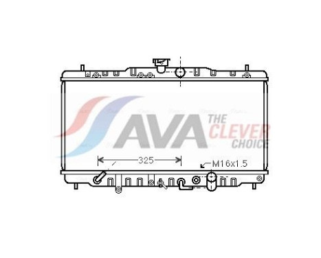 Radiator, engine cooling HDA2063 Ava Quality Cooling