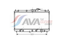 Radiator, engine cooling HDA2079 Ava Quality Cooling