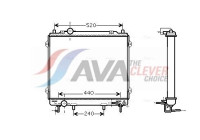 Radiator, engine cooling HY2146 Ava Quality Cooling
