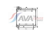 Radiator, engine cooling HY2192 Ava Quality Cooling