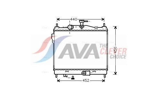 Radiator, engine cooling HY2205 Ava Quality Cooling