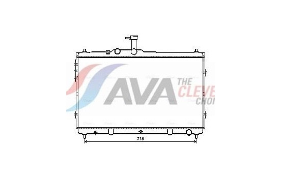 Radiator, engine cooling HY2392 Ava Quality Cooling