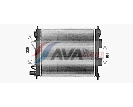 Radiator, engine cooling HY2589 Ava Quality Cooling