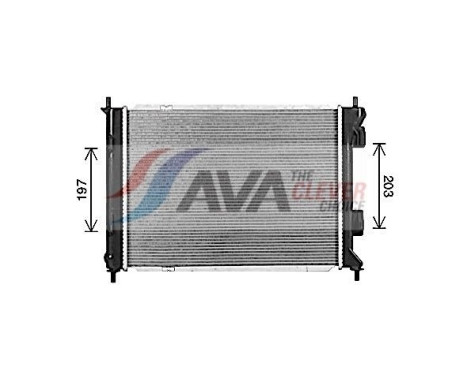 Radiator, engine cooling HY2590 Ava Quality Cooling