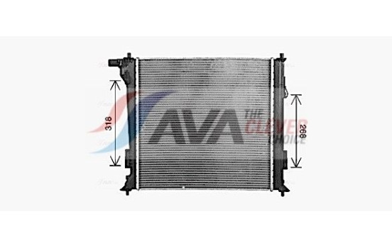 Radiator, engine cooling HY2597 Ava Quality Cooling