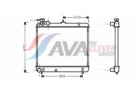 Radiator, engine cooling HYA2051 Ava Quality Cooling