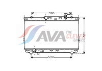Radiator, engine cooling HYA2109 Ava Quality Cooling