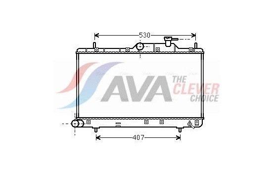 Radiator, engine cooling HYA2307 Ava Quality Cooling