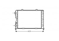 Radiator, engine cooling *** IR PLUS *** 01002056 International Radiators Plus
