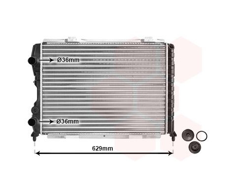 Radiator, engine cooling *** IR PLUS *** 01002056 International Radiators Plus, Image 3