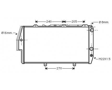Radiator, engine cooling *** IR PLUS *** 03002020 International Radiators Plus, Image 2