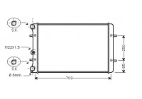 Radiator, engine cooling *** IR PLUS *** 03002129 International Radiators Plus