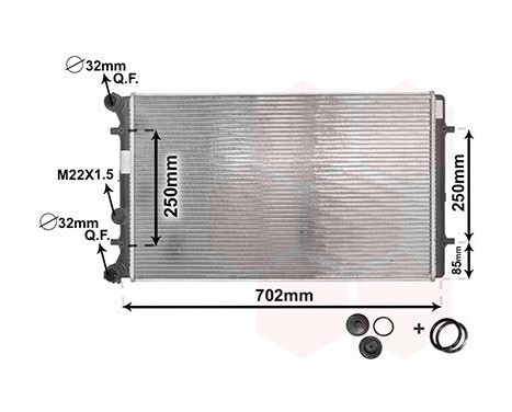 Radiator, engine cooling *** IR PLUS *** 03002129 International Radiators Plus, Image 4