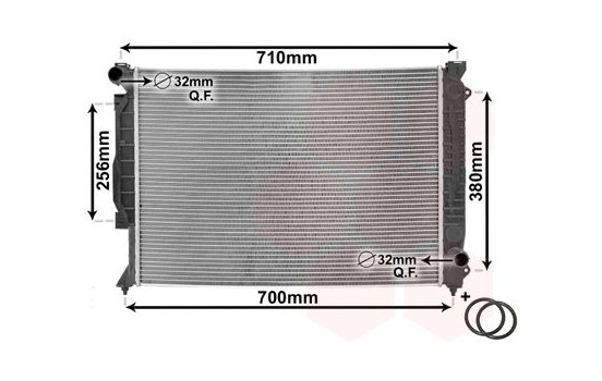 Radiator, engine cooling *** IR PLUS *** 03002139 International Radiators Plus, Image 2