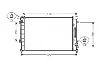 Radiator, engine cooling *** IR PLUS *** 03002139 International Radiators Plus