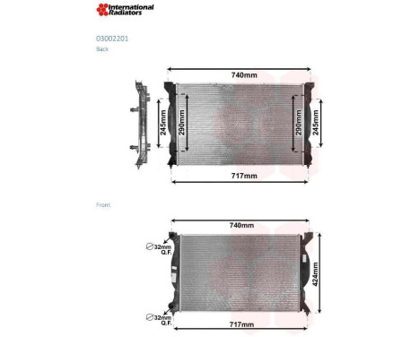Radiator, engine cooling *** IR PLUS *** 03002201 International Radiators Plus, Image 5