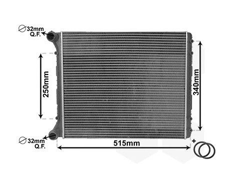 Radiator, engine cooling *** IR PLUS *** 03002220 International Radiators Plus, Image 4