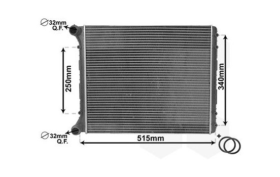 Radiator, engine cooling *** IR PLUS *** 03002220 International Radiators Plus, Image 4