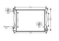 Radiator, engine cooling *** IR PLUS *** 03002230 International Radiators Plus