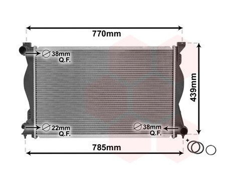 Radiator, engine cooling *** IR PLUS *** 03002230 International Radiators Plus, Image 2