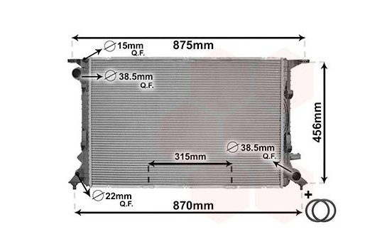 Radiator, engine cooling *** IR PLUS *** 03002290 International Radiators Plus, Image 2