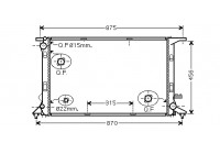 Radiator, engine cooling *** IR PLUS *** 03002290 International Radiators Plus