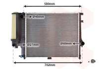 Radiator, engine cooling *** IR PLUS *** 06002121 International Radiators Plus