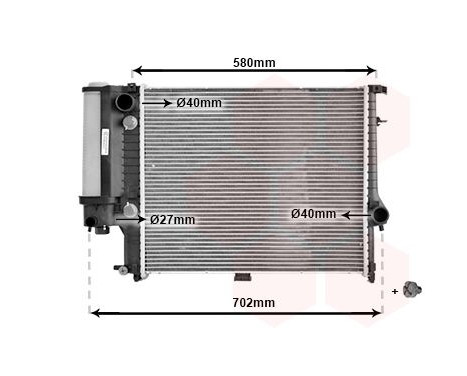 Radiator, engine cooling *** IR PLUS *** 06002122 International Radiators Plus, Image 4