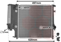 Radiator, engine cooling *** IR PLUS *** 06002125 International Radiators Plus
